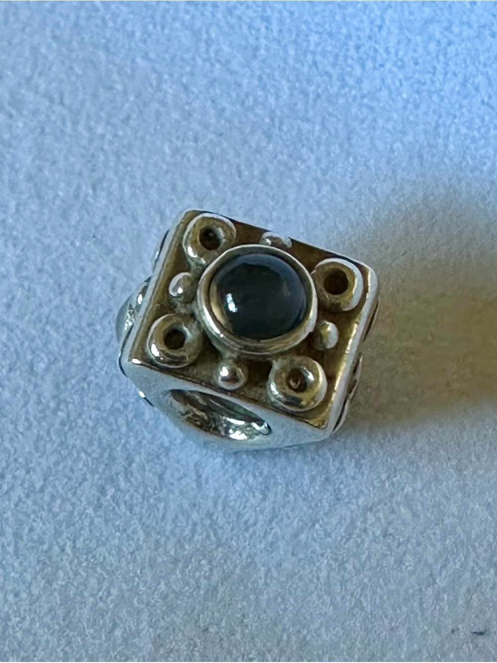 Retired Pandora Moonstone Triangle Charm